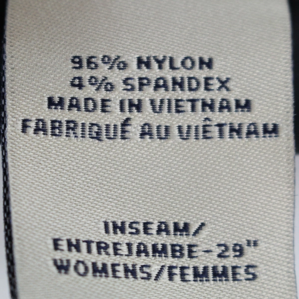 Exofficio Women's Black Hiking Rain Golf Pants Straight Leg Mid Rise Size 4