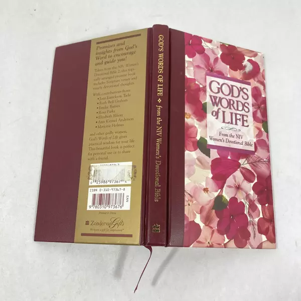 God's Words of Life Women's Devotional Bible by Zondervan 1997 Hardcover