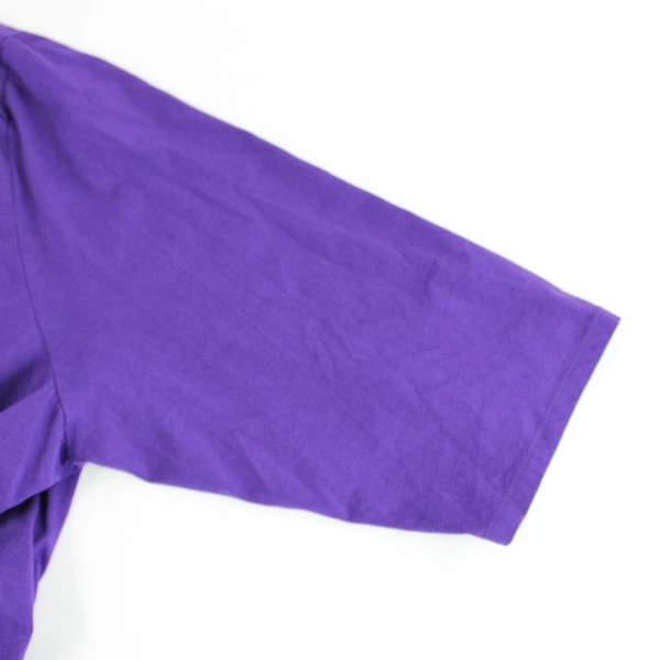 Roaman's Solid Purple 3/4-Sleeve Cotton T-Shirt Women's Size 3X