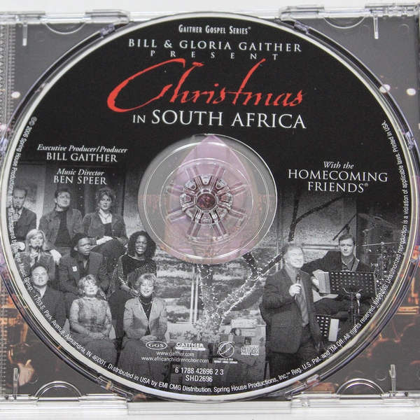 Christmas In South Africa Bill and Gloria Gaither CD Disc 2006 Spring House