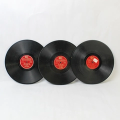 Lot of 3 Vintage Columbia Records Fox Trot Music 10in No Sleeves