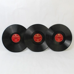 Lot of 3 Vintage Columbia Records Dorothy Shay Music 10in No Sleeve