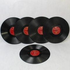 Lot of 5 Vintage Columbia Records Music Various Artists 10in No Sleeves