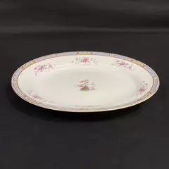 1912 J &G Meakin Oval Porcelain Platter England Floral Pattern