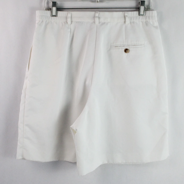 Talbots Petites White Pleated Style Shorts Women's Size 14