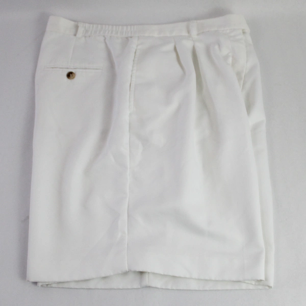 Talbots Petites White Pleated Style Shorts Women's Size 14