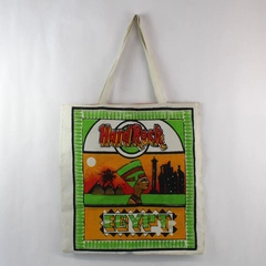 Vintage Hard Rock Cafe Egypt Reusable Tote Bag Handles '80s Souvenir Broken Snap