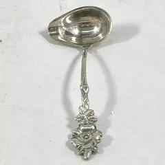 Reed & Barton Silver Plated Cream Ladle 1964 Harlequin Pattern