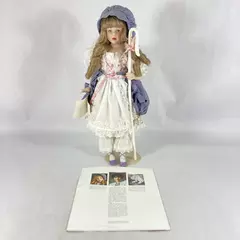 1988 Franklin Heirloom Little Bo Peep Porcelain Doll 16 Inch By Helen Kish