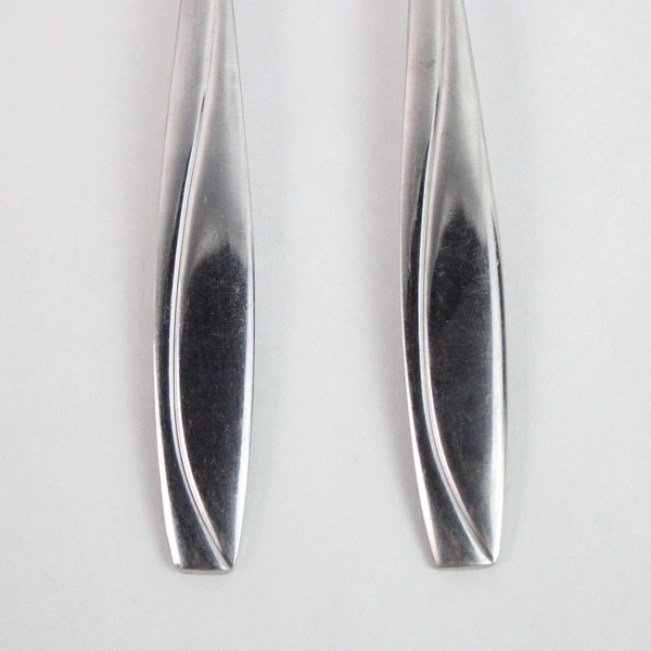 Lot of 2 Oneida Groove Stainless Steel Serving Forks Kitchen Utensils