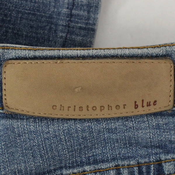 Christopher Blue Women's Straight Leg Classic Blue Jeans Size 16