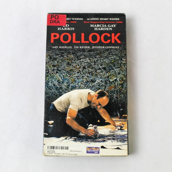 Pollock VHS 2000 Sony Pictures Classics Ed Harris Marcia Gay Harden