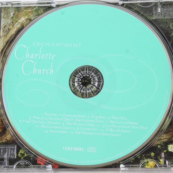 Charlotte Church Enchantment CD 2001 Sony Music Pre-Owned As Is