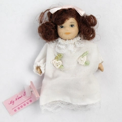 Vintage Miniature Cameo Kids Collection Porcelain Doll AM Creations