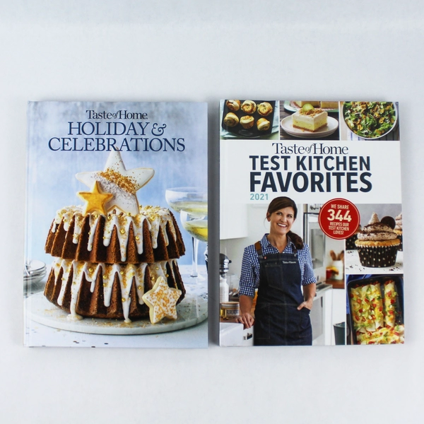 Lot of 2 Taste of Home Test Kitchen Favorites 2021 Holiday & Celebrations 2020