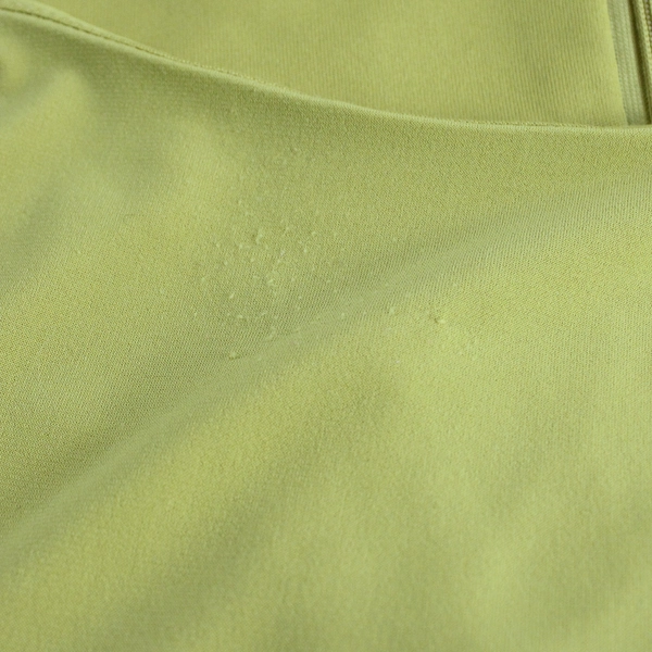 Calvin Klein Mustard Yellow Knee Length Dress Women's Size Large Belted Lined