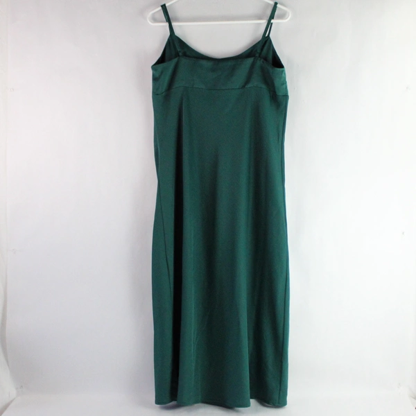 A New Day Green Empire Midi Slip Dress Women's Size Medium