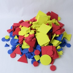 Lot of Homeschool Math Manipulative Foam Shapes  Educational Learning Tools