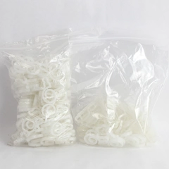 Lot of 133 Plastic Gutter Hooks Clips For String Lights Different Styles