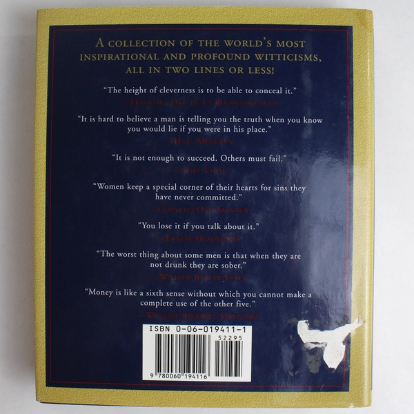 The Most Brilliant Thoughts Of All Time John Shanahan 1999 HC CD Not Included