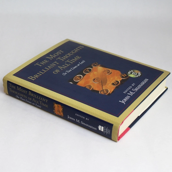The Most Brilliant Thoughts Of All Time John Shanahan 1999 HC CD Not Included