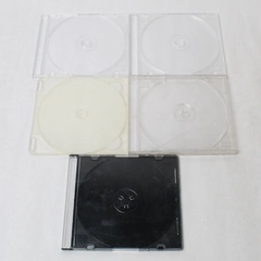 Lot of 5 Compact Disc Recordable Disc Cases CD & DVD Holders Media Cases