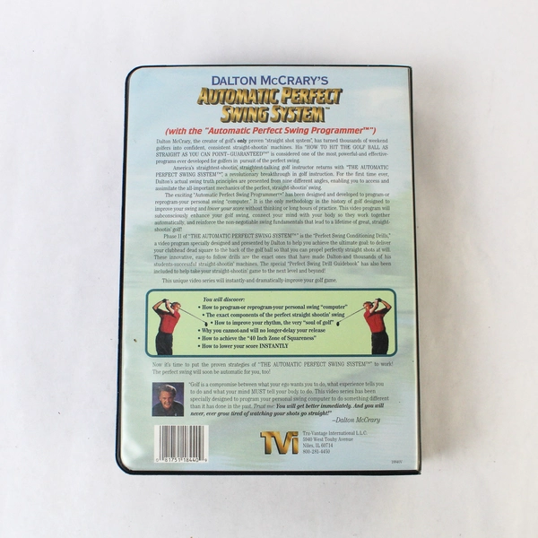Dalton McCrary's Automatic Perfect Swing System 2 VHS Set 1998