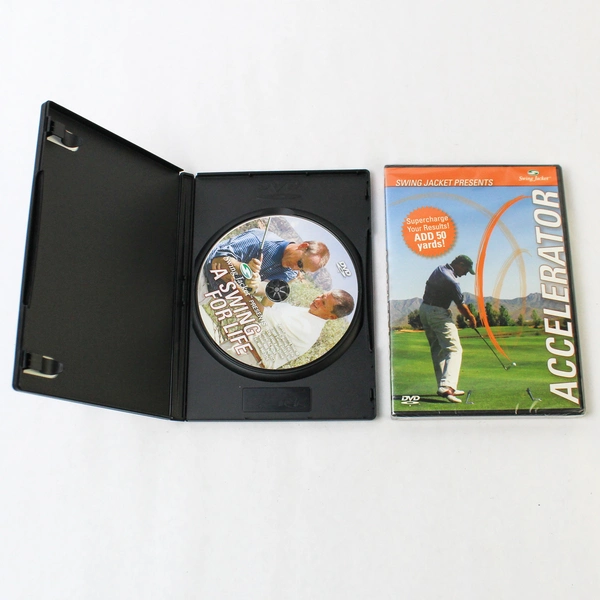 Lot of 2 DVDs A Swing For Life 2005 Accelerator 2006 Swing Jacket Dave Brisbee