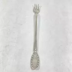 Vintage Benedict Mfg Silver Plate Cocktail Fork 1909 Fairfax Pattern