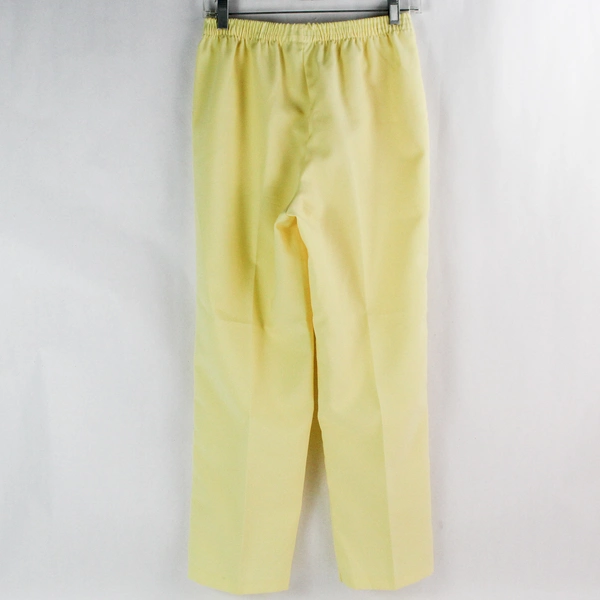 Vintage Blair Women's Bright Yellow Elastic Waist Straight Leg Size 8PS