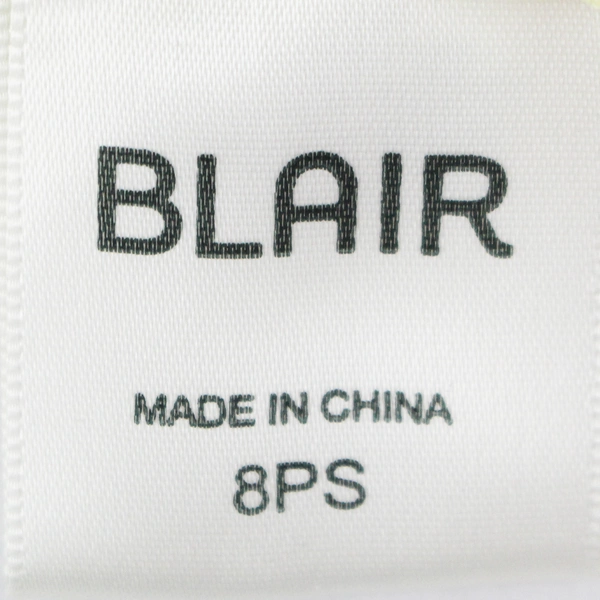 Vintage Blair Women's Bright Yellow Elastic Waist Straight Leg Size 8PS