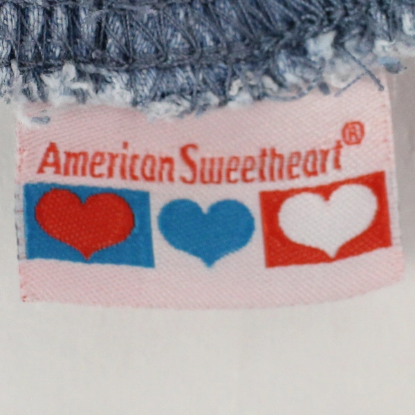 American Sweetheart Women's Light Blue Elastic Waist Capri Pants Size SP