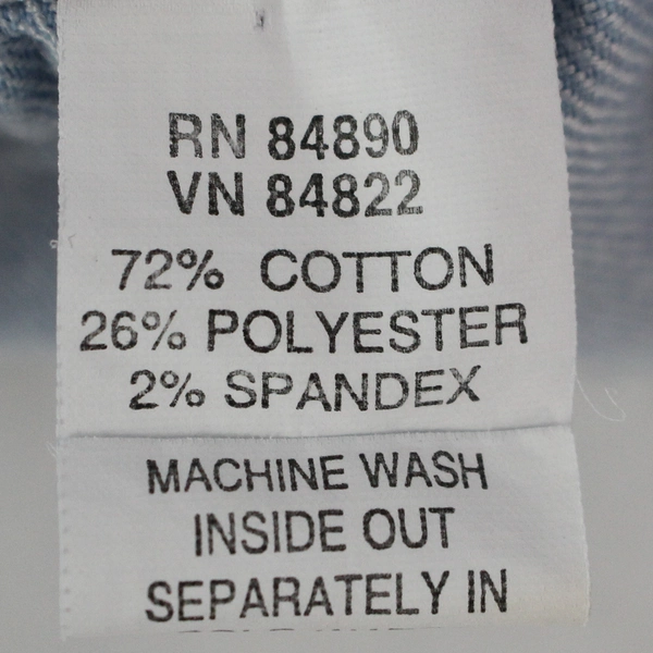 American Sweetheart Women's Light Blue Elastic Waist Capri Pants Size SP