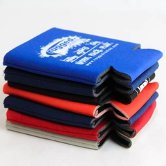 Lot of 7 Canned or Bottled Drink Koozies Various Colors and Brands