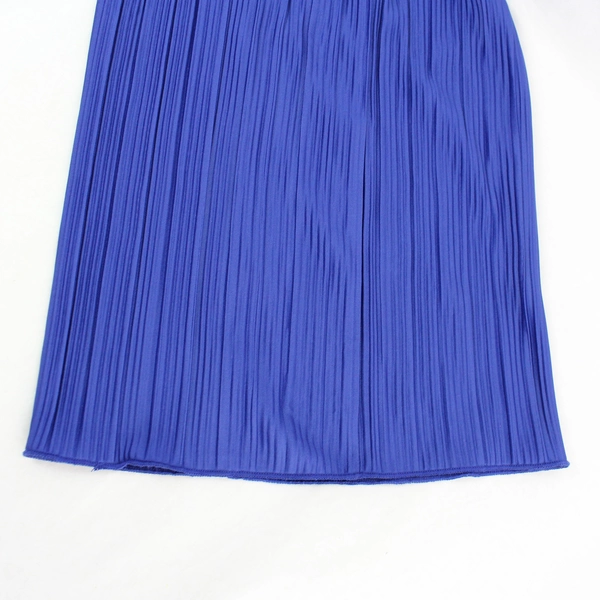 Rafaella Women's Dark Blue Wide Leg Super Pleated Ribbed Dress Pants Size S