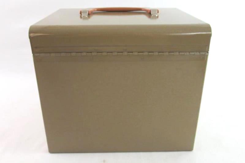 Vintage Logan 8mm Metal Reel Chest Case Holds 10 400’ Reels Cans No. 185 PL