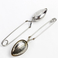 Lot of 2 Stainless Steel Loose Leaf Tea Infuser Spoons