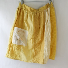 Shades of Yellow Varying Patterns Half Apron Kitchen Crafting Gardening Apron
