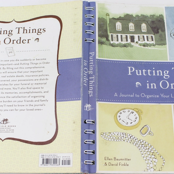 Putting Things in Order by Ellen Baumritter and David Finkle 2006 Paperback
