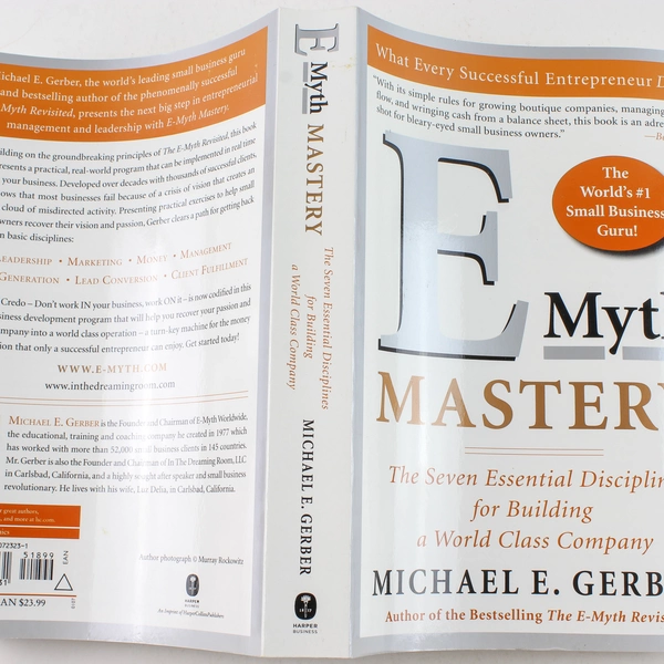 E-Myth Mastery by Michael E. Gerber 2007 Paperback - Good Condition