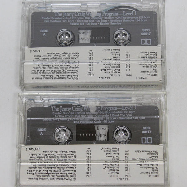 Jenny Craig Walking Program Weight Loss Levels 1 2 3 Audio Cassette Set