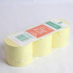 Package 3 Stuart Hall Sealed Adding Machine Tape Paper Rolls Heavy Canary Bond