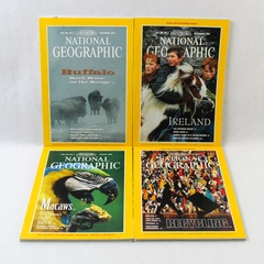 Lot of 4 Vintage 1994 National Geographic Magazines - Jan, July, Sept, Nov
