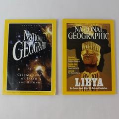 Lot of 2 Vintage 2000 National Geographic Magazines January & November