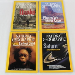 Lot of 4 National Geographic Magazines 2006 April & October- December Issues