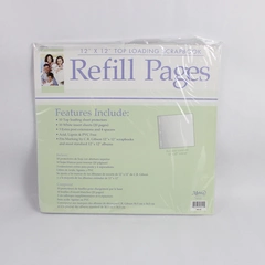 Sealed Markings by C.R. Gibson Top Loading Scrapbook Refill 10 Sheets 12" x 12"