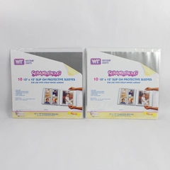 Lot of 2 Westrim Crafts Slip-On Protective Sleeves 12" x12" Strap-Hinge Albums