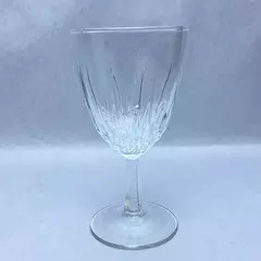 Arcoroc Starburst Diamond Cut Sherry Glass 5" Hexagon Stem France