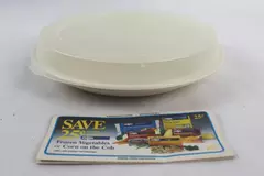 Vintage Anchor MicroWare Divided Plate with Cover PM486 T1 Kitchen Gadget