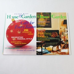 Lot of 2 Vintage Condé Nast House & Garden Magazine 1997 June & December Issues